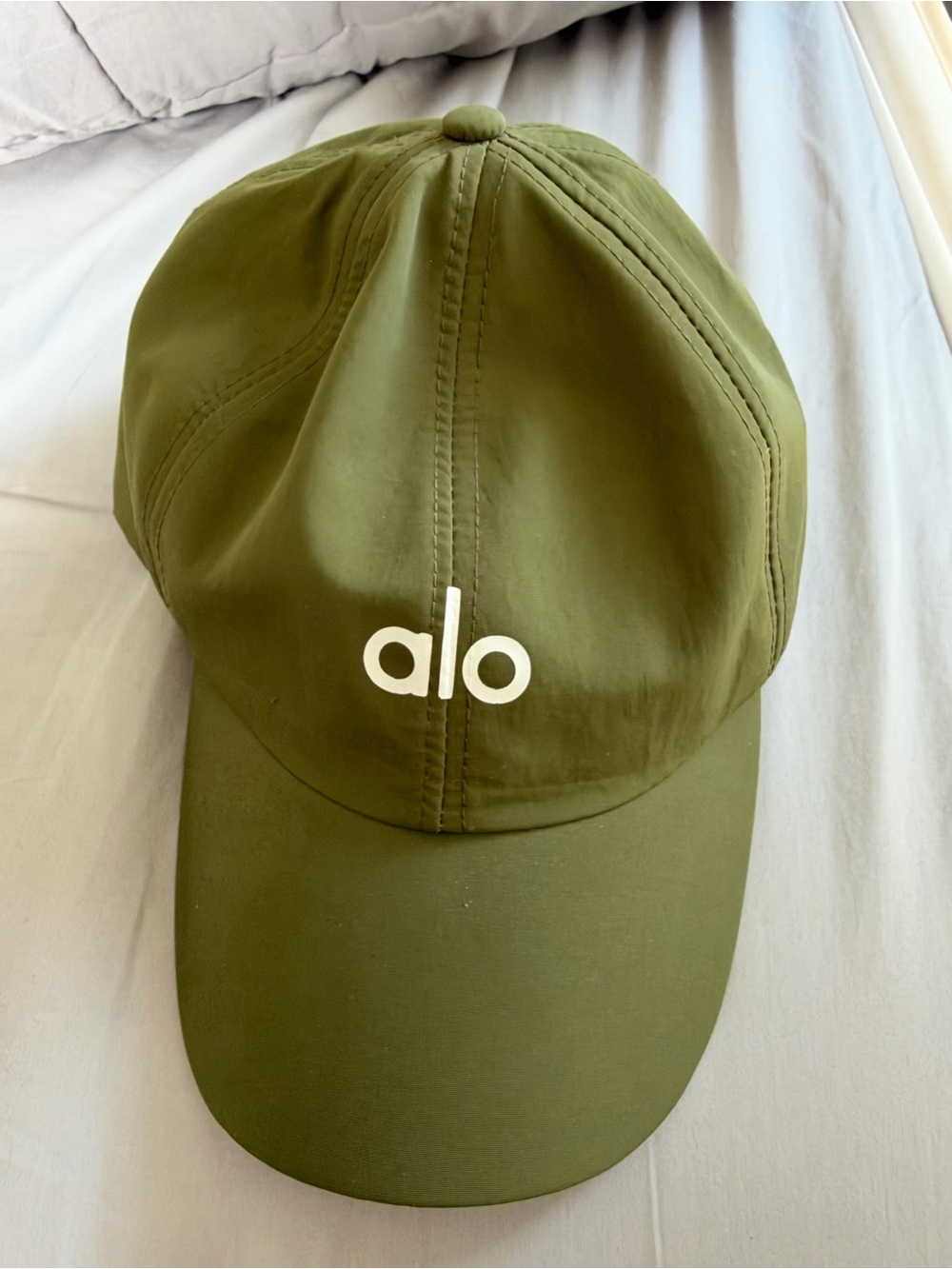Alo Olive Green Logo Cap